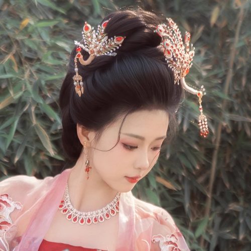 金丝凤绛尾儿三尾偏凤