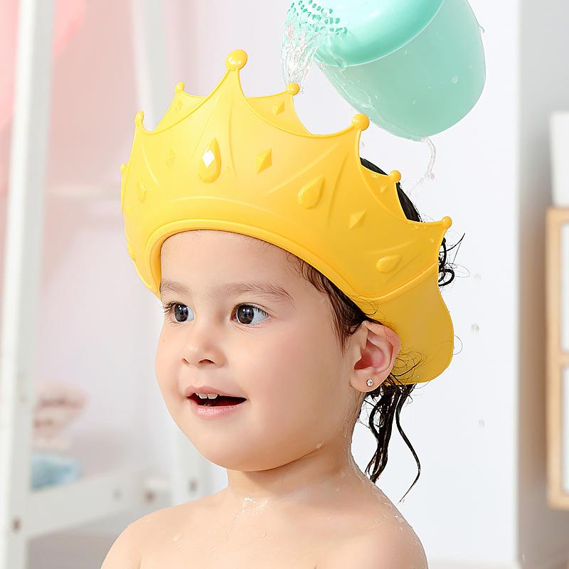 硅胶宝宝洗头帽防水护耳儿童洗头神器幼婴儿沐浴帽小孩洗澡洗发帽