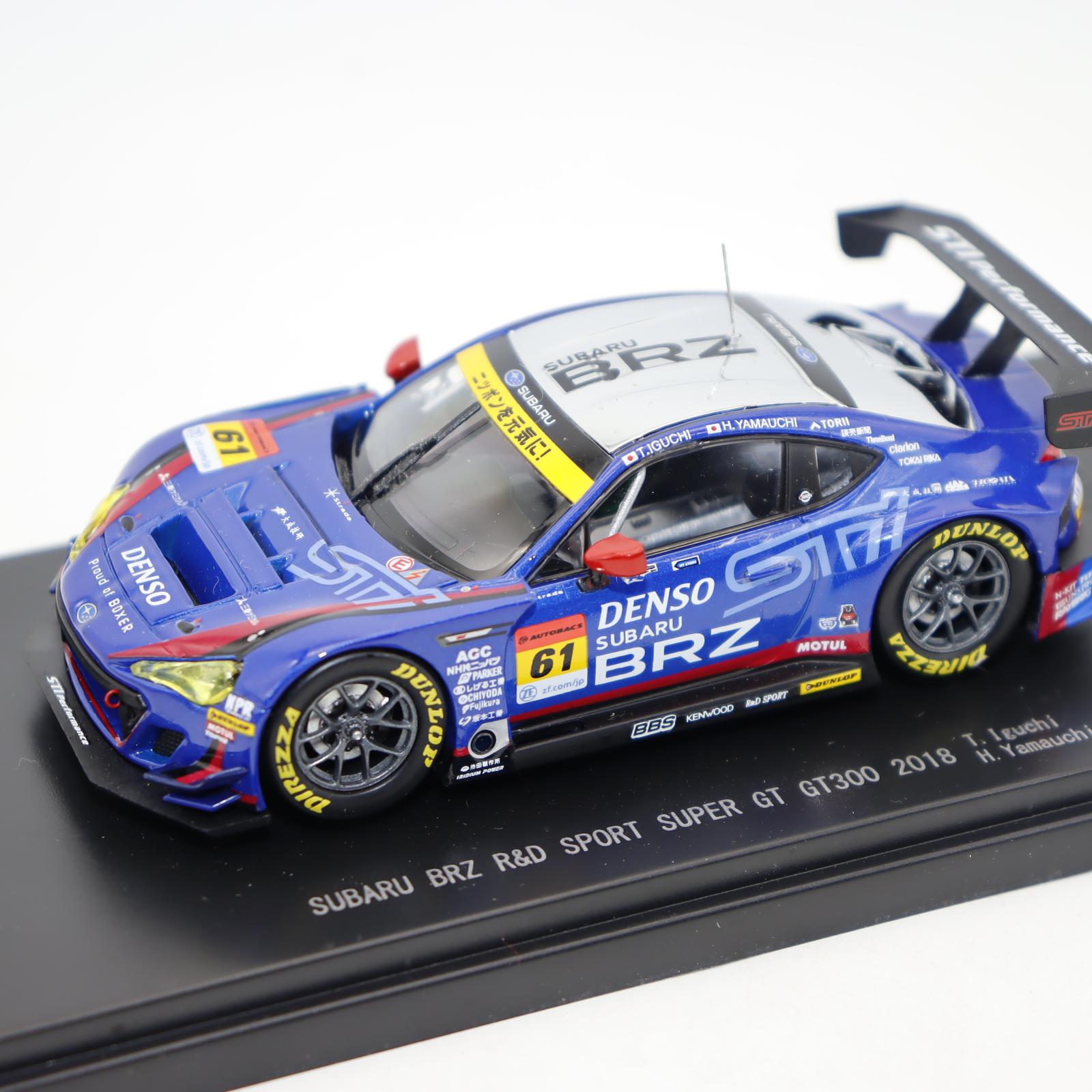 EBBRO 1/43合金车 SUPER GT300 2018 Subaru BRZ 斯巴鲁赛车模型