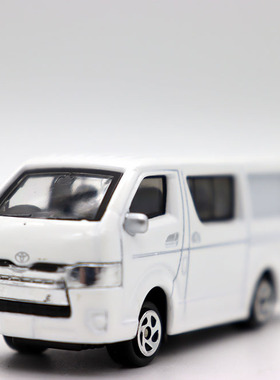 Tiny 17 微影玩具 1 64 合金车 Hiace 海狮 白色面包车模型摆件
