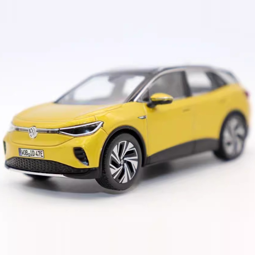 外贸 1/43合金车 大众ID.4 CROZZ SUV 汽车模型仿真玩具车摆件