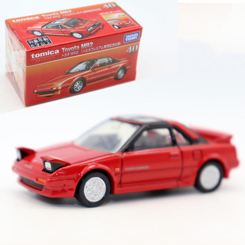 Tomy Premium 多美卡 红盒TP40 丰田MR2跑车模型合金玩具摆件
