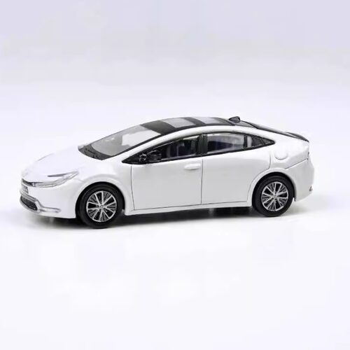 Para64合金车1 64 2023丰t田普锐斯PRIUS跑车汽车模型玩具摆件