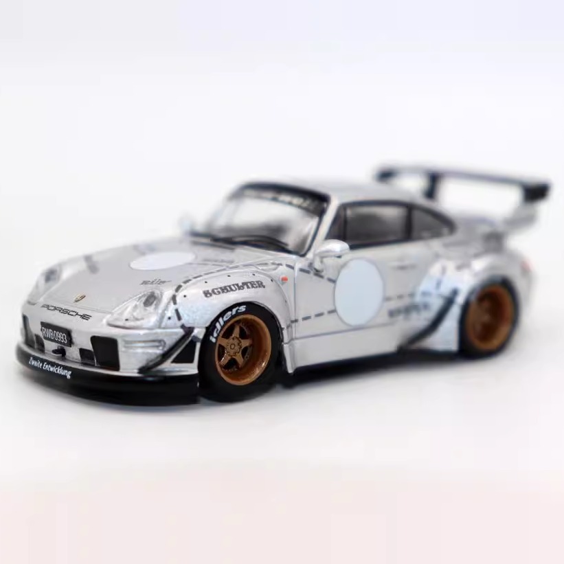 TW 1 64 RWB 993保S时捷911改装宽体跑车赛车模型摆件 特别版