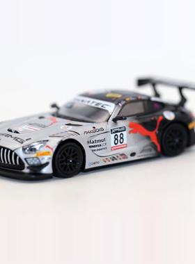 Para64合金车1 64 AMG GT3 ASP 奔驰赛车模型 玩具精品摆件礼品