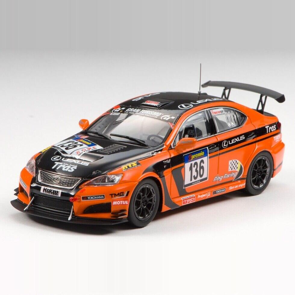 Ebbro 1/43 LEXUS雷克S萨斯IS F CCS-R赛车模型手办树脂车摆件