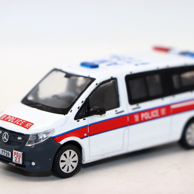 Tiny 109微影玩具 1 64 合金 Benz Vito 奔驰威霆香港PDU警车模型
