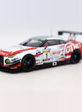 EBBRO 1/43合金车2019 Fuji GT3 GT-R赛车24小时耐力赛冠军车模型