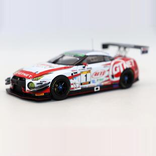 EBBRO 1/43合金车2019 Fuji GT3 GT-R赛车24小时耐力赛冠军车模型