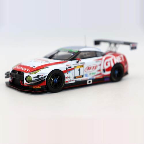 EBBRO 1/43合金车2019 Fuji GT3 GT-R赛车24小时耐力赛冠军车模型