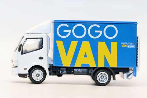 TINY 36微影1/76 Hino 300 日野货车厢式轻卡GOGO VAN运输车模型