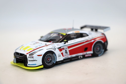 EBBRO 1/43 合金 尼桑GT-R GT1 2010 赛车模型经典收藏摆件