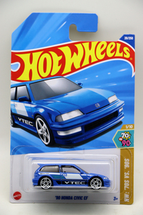 HW 1/64风火轮 Honda本田思域Civic EF 90`汽车模型摆件收藏日版