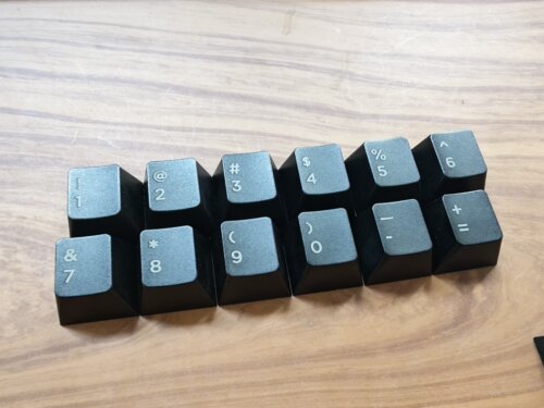 铝合金金属键帽cnc磨砂氧化数字区字符区F区字母区