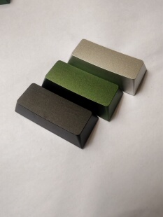 铝合金金属键帽cnc磨砂氧化无刻印R1 R2 R3 R4可雕刻可定制