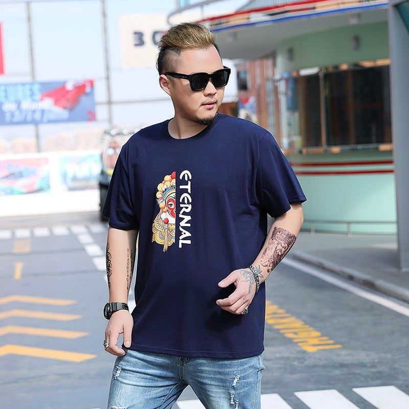 Chaopai Large men's wear summer Short sleeved T-shirt Add fertilizer enlarge camouflage Easy man Short sleeved Easy pure cottonin the Men's clothing, T-shirt  category - from Buy2taobao.com to provide professional Taobao agent buy service