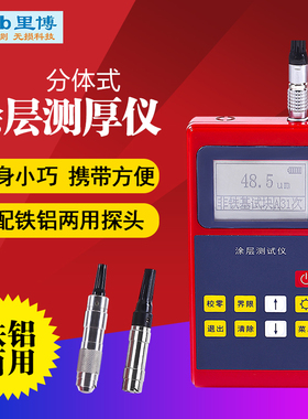 里博leeb222镀锌层测厚仪电镀层测厚铁铝两用公路防护栏涂层检测