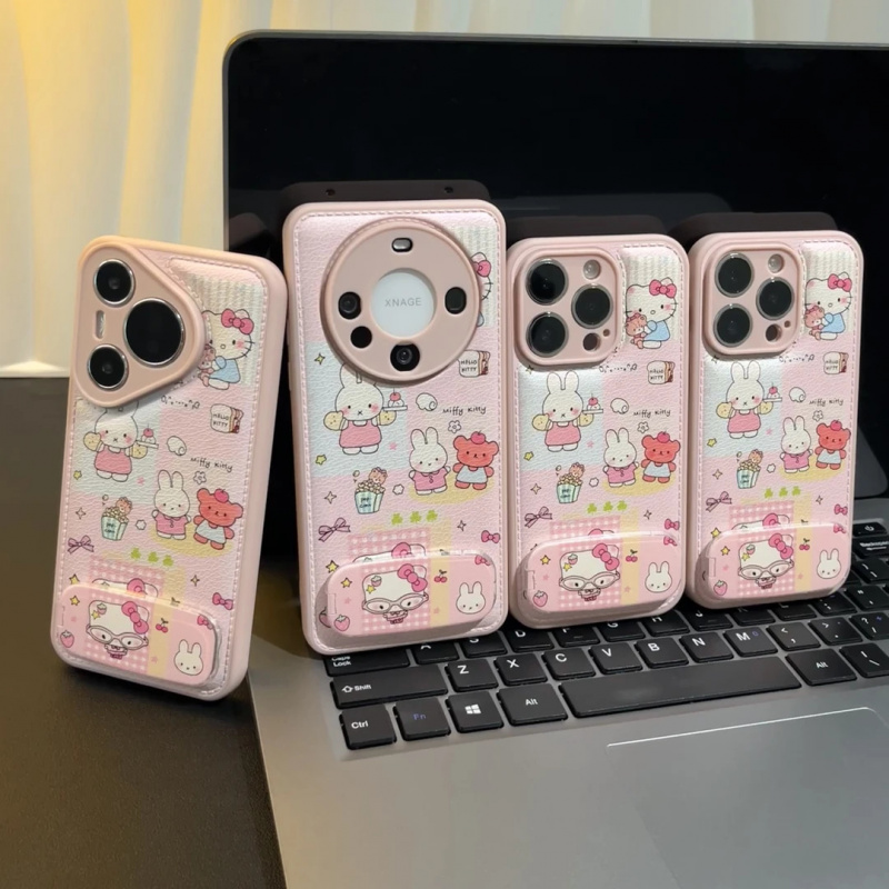 可爱拼接kt米菲兔适用苹果16/17P