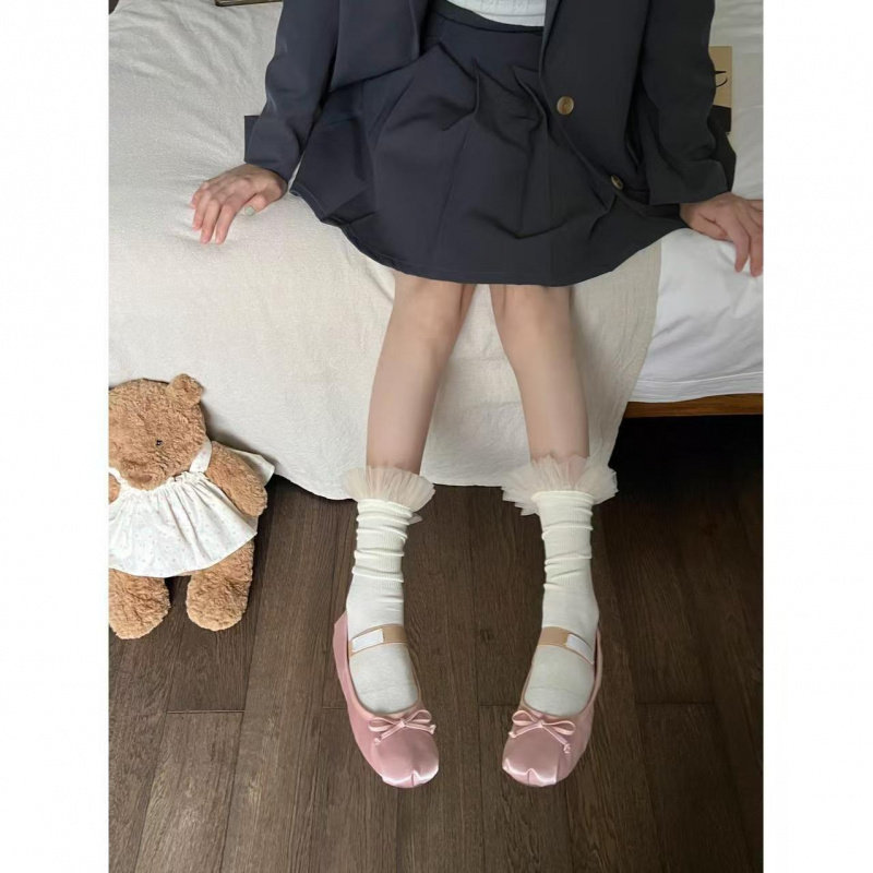 网纱花边堆堆袜子女少女芭蕾风甜酷辣妹纯欲风日系洛丽塔长袜jk袜,女士内衣/男士内衣/家居服,内衣配件,淘宝优惠券,粉丝福利购,淘宝优惠卷