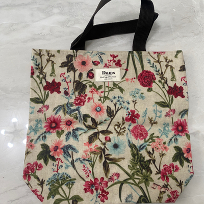 TE价现货韩国代购东大门wing印花防水单肩包手提包花卉手拎包