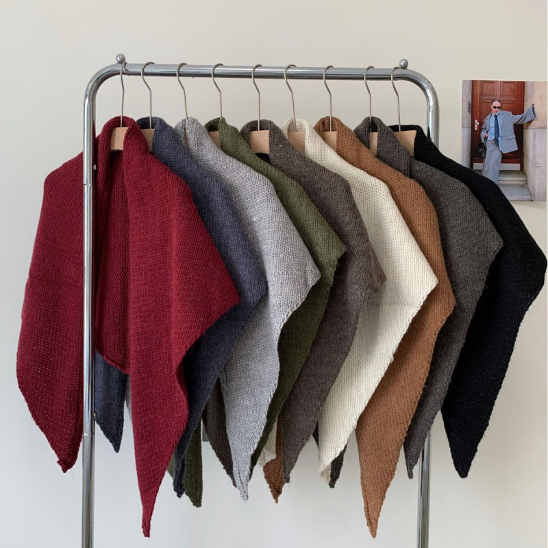 高级感含羊毛大披肩女百搭韩系秋