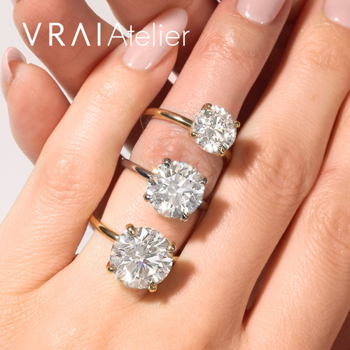 芮爱婚戒芮爱爪镶圆钻婚戒