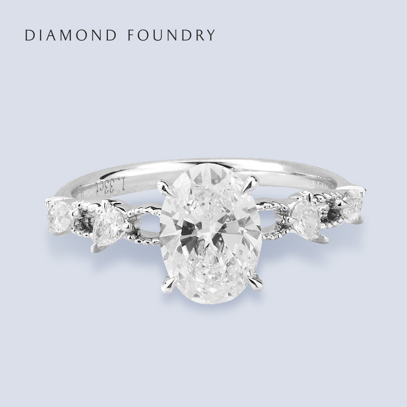 foundry合成培育椭圆婚戒