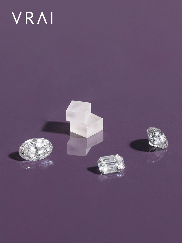 芮爱VRAI 高级私人定制专属纪念日生日大克拉钻石 专属定制裸石