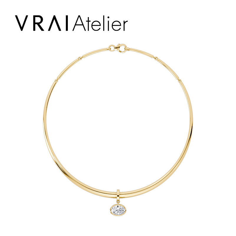 VRAI Atelier DROP PENDANT钻石项链 高定联名系列Petra&Meehan