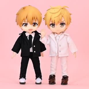 西装 ymy 套装 body9 粘土人英伦风娃娃衣服 GSC素体外套 ob11娃衣