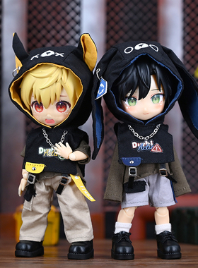 OB11娃衣 阿巳2废土机能风套装 P9 P10 12分娃衣 UFdoll GSC衣服