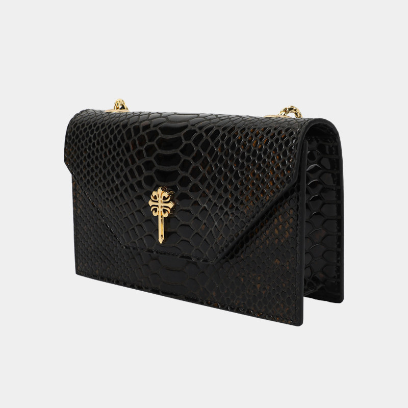 VEVEA骑士剑单肩包斜挎链条女包潮流时尚信封包包蟒纹包