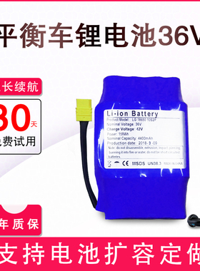 平衡车电池36v通用两轮儿童扭扭车4.4a阿尔郎palor凤凰豹行Gyroor