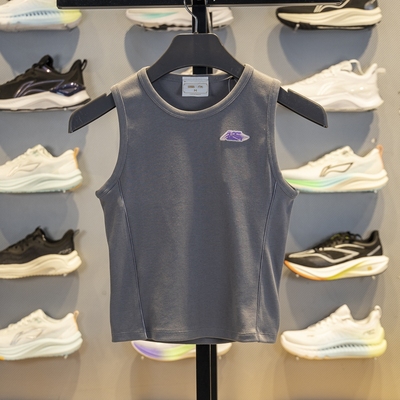 李宁无袖女子运动休闲背心