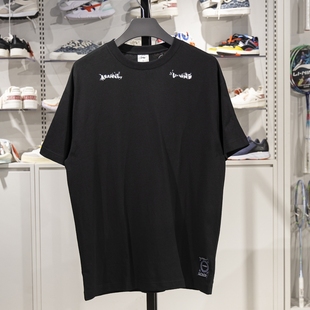 正品李宁短袖文化衫男子新款校园系列夏季纯棉透气休闲T恤YHSU189