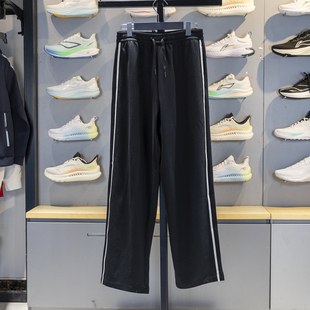 运动潮流直筒宽松休闲运动长裤 女子2025新款 AKLV676 李宁卫裤 正品