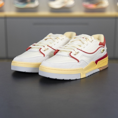 李宁车缝线系带男子低帮休闲鞋