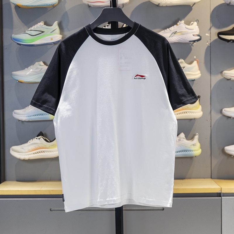 李宁短袖男女通用纯棉短袖T恤