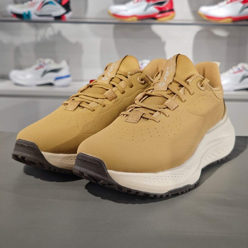 李宁防滑耐磨男子系带加绒休闲鞋