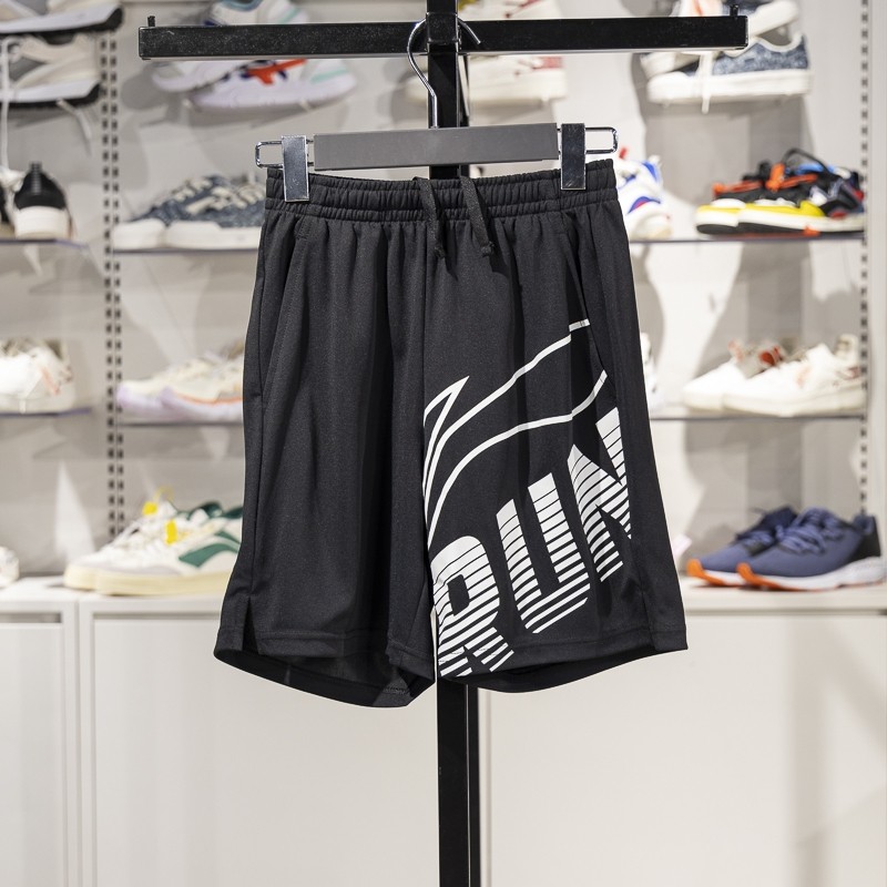 李宁儿童透气宽松短卫裤