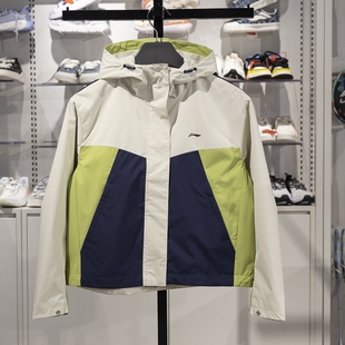 健身防泼水宽松外套AFDV054 新款 正品 李宁女子运动风衣2025春季