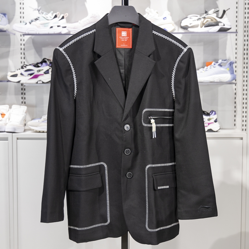 李宁男子翻领肖战同款休闲外套