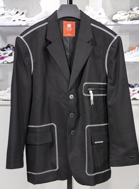 正品李宁休闲外套男子春秋韦德肖战同款时尚潮流西装外套AFDR821