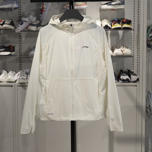 跑步户外防晒衣外套AFDV248 新款 正品 李宁运动风衣女子2025夏季