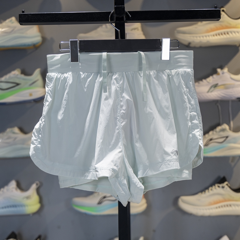 李宁女子速干防走光运动短裤