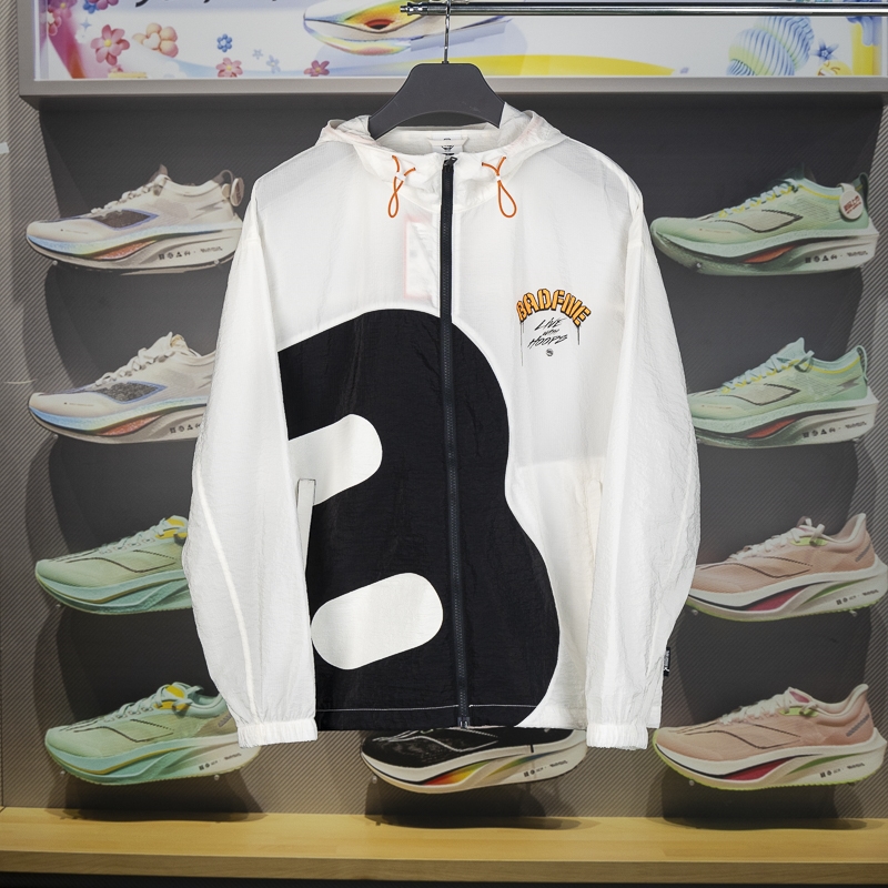李宁反伍防晒防泼水运动风衣