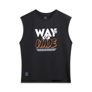 Jay 正品 韦德 Flow联名男子冰感舒适宽松背心AVSV171 李宁新款