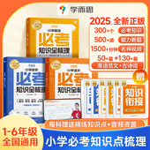 小学必考知识全梳理大盘点六年级小升初总复习人教版 学而思新品 25版 通用资料英语文数学核心基础知识点手册大集结考试必背考点刷题