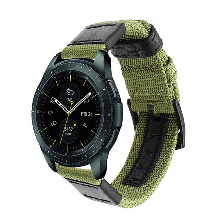适用小米Watchs4 s3运动快拆手表带荣耀手表 Magic GS腕带弹力华为gt4/5尼龙Watch4 Pro表带尼龙帆布运动22mm