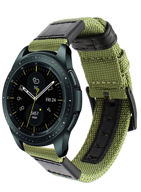 适用荣耀手表4pro Pro/GS 3/es腕带替换快拆尼龙表带智能运动 小米Watch S4腕带华为WATCH GT5 gt4帆布表带22